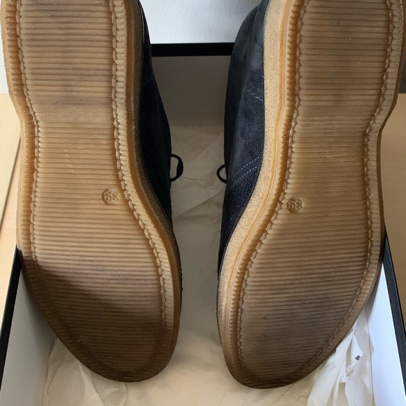 Pollini blue suede ankle boots, blue, size 39 - Picture 5 of 8